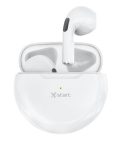 Căștile wireless TWS Albe - Bluetooth 5.2, Autonomie 3-4 ore, Design Modern