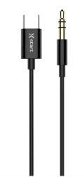 Cablul AUX TYPE-C to 3.5mm, 1m, Negru – Conexiune Audio pentru Smartphone-uri