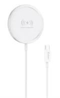 Încărcător Wireless Magnetic iPhone – 15W, USB-C, Alb - imagine 2