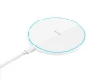 Încărcător Wireless USB-C 15W – Suprafață Oglindă - Alb - imagine 2